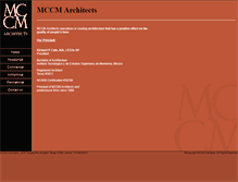 Tablet Screenshot of mccmarchitects.com